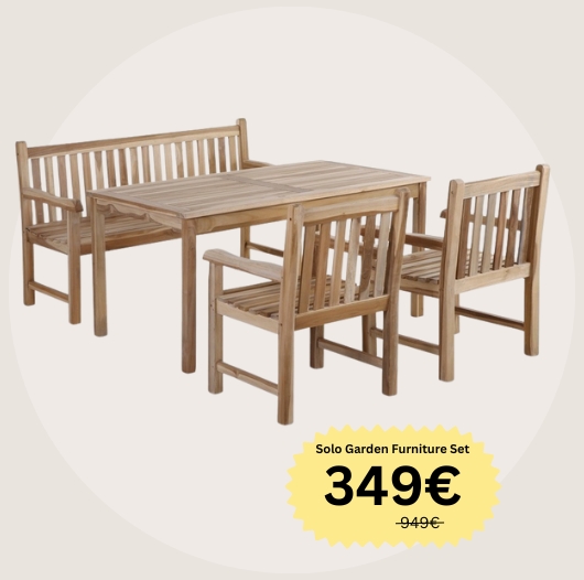 Solo Garden Furniture Set CLASSIC TEAK